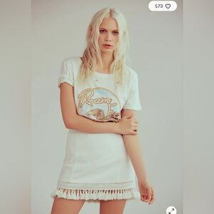 Free People Hot Trot Mini Skirt Size M